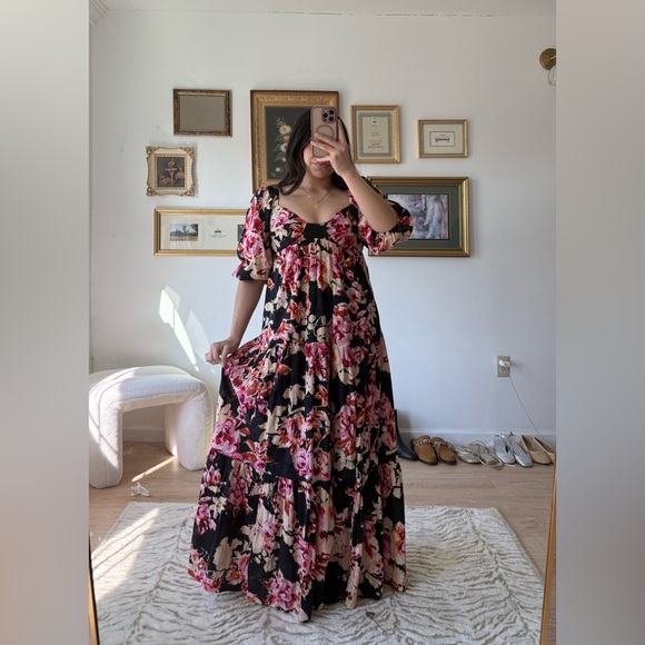 Anthropologie Blossom floral Maxi Dress - Picture 2 of 2